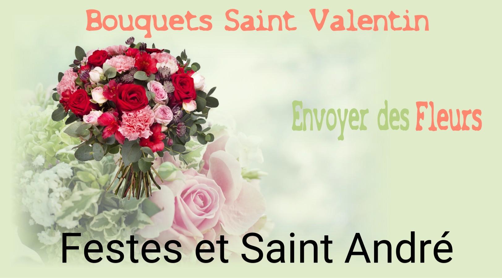Roses de Saint-Valentin livrées à Festes-et-Saint-André